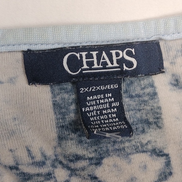 Chaps women's 1/4 sleeved top size 2X - Picture 2 of 9